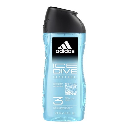 ADIDAS Ice Dive Duschgel 3in1 250ML 1 ADIDAS Ice Dive Duschgel 3in1 250ML