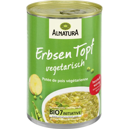 Bio Erbseneintopf 400G 1 Bio Erbseneintopf 400G