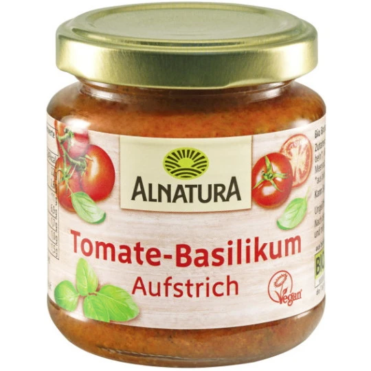 Bio Tomate-Basilikum Aufstrich 110G 1 Bio Tomate-Basilikum Aufstrich 110G