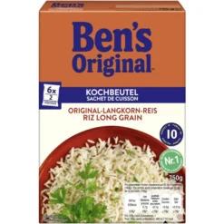 Ben's Original Langkorn Reis Kochbeutel 750G