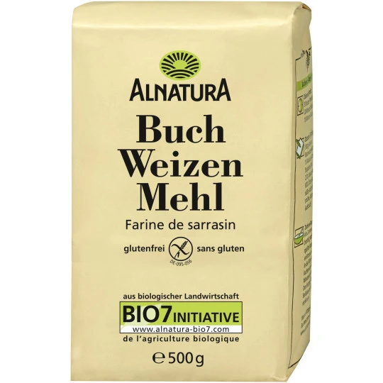 Bio Buchweizenmehl 500G 1 Bio Buchweizenmehl 500G