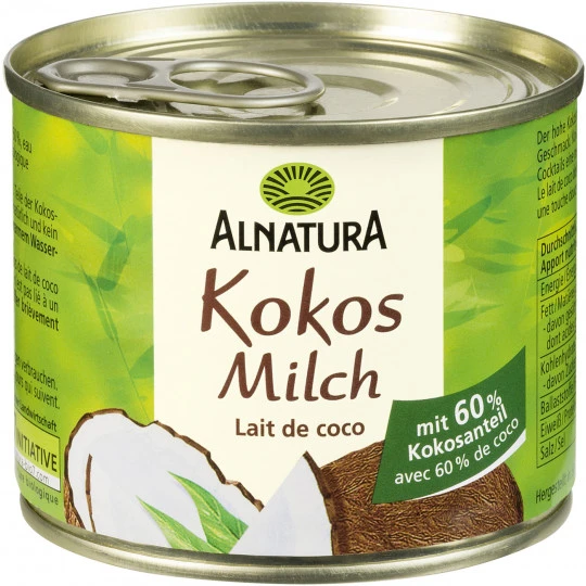 Bio Kokosmilch 200ML 1 Bio Kokosmilch 200ML