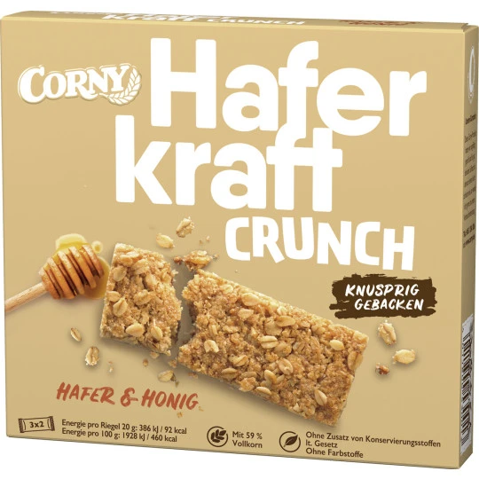 Crunch Hafer & Honig Riegel 6ST 120G 1 Crunch Hafer & Honig Riegel 6ST 120G