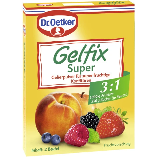 Dr. Oetker Gelfix Super Gelierpulver 3:1 50G 1 Dr. Oetker Gelfix Super Gelierpulver 3:1 50G