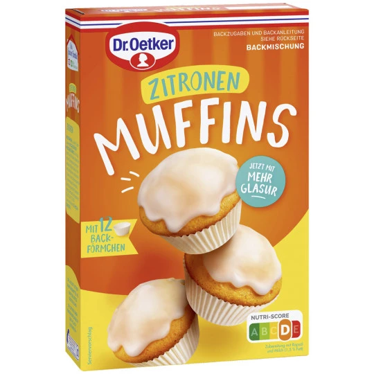 Dr.Oetker Zitronen Muffins 455G 1 Dr.Oetker Zitronen Muffins 455G