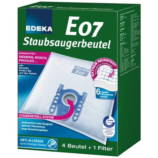 Staubsaugerbeutel E07 4ST 1 Staubsaugerbeutel E07 4ST