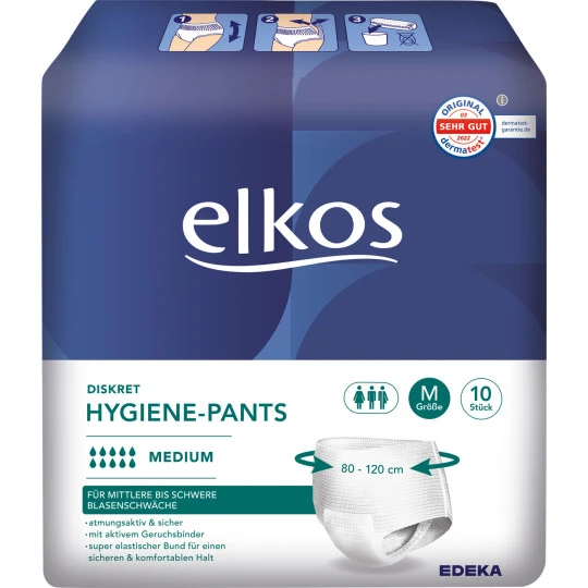Elkos Diskret Hygiene-Pants Medium 10ST 1 Elkos Diskret Hygiene-Pants Medium 10ST