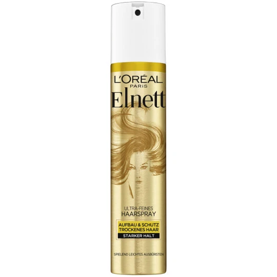 L'Oreal Elnett Haarspray Aufbau & Schutz Trockenes Haar Starker Halt 250ML 1 L'Oreal Elnett Haarspray Aufbau & Schutz Trockenes Haar Starker Halt 250ML