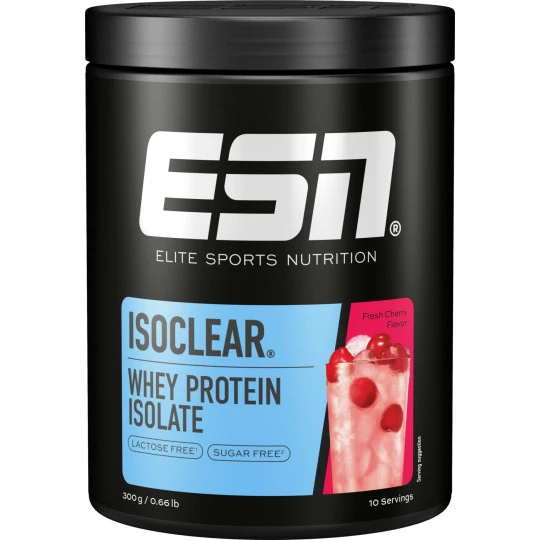 ESN Isoclear Whey Protein Isolate Fresh Cherry Flavor 300G 1 ESN Isoclear Whey Protein Isolate Fresh Cherry Flavor 300G