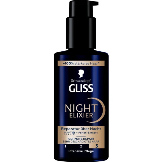 Schwarzkopf Gliss Night Elixir 100ML 1 Schwarzkopf Gliss Night Elixir 100ML