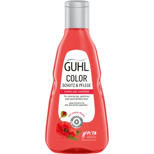 Guhl Farbglanz Shampoo Color Schutz & Pflege Für Coloriertes,getöntes Oder Gesträhntes Haar 250ML 1 Guhl Farbglanz Shampoo Color Schutz & Pflege Für Coloriertes,getöntes Oder Gesträhntes Haar 250ML