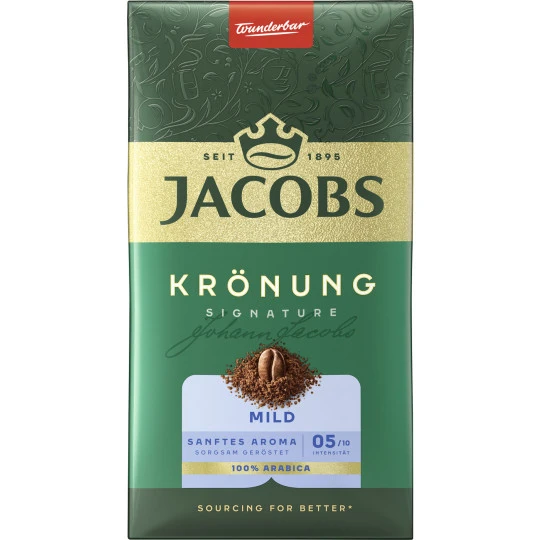 Jacobs Krönung Kaffee Mild Gemahlen 500G 1 Jacobs Krönung Kaffee Mild Gemahlen 500G
