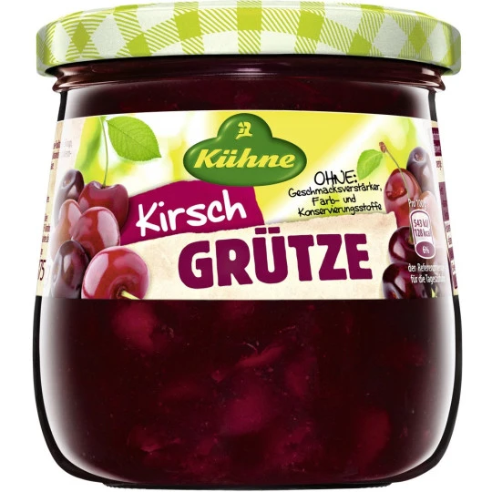 Kirsch Grütze 375G 1 Kirsch Grütze 375G