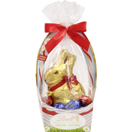 Lindt Goldhase Korb 150G 1 Lindt Goldhase Korb 150G