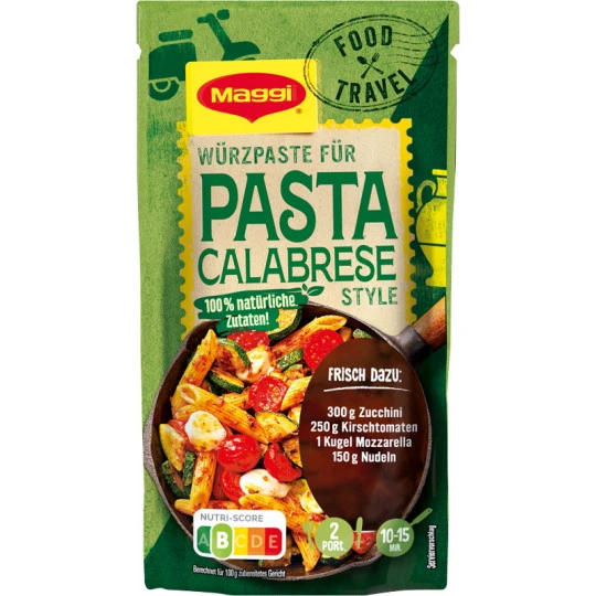 Food Travel Pasta Calabrese Style 65G 1 Food Travel Pasta Calabrese Style 65G