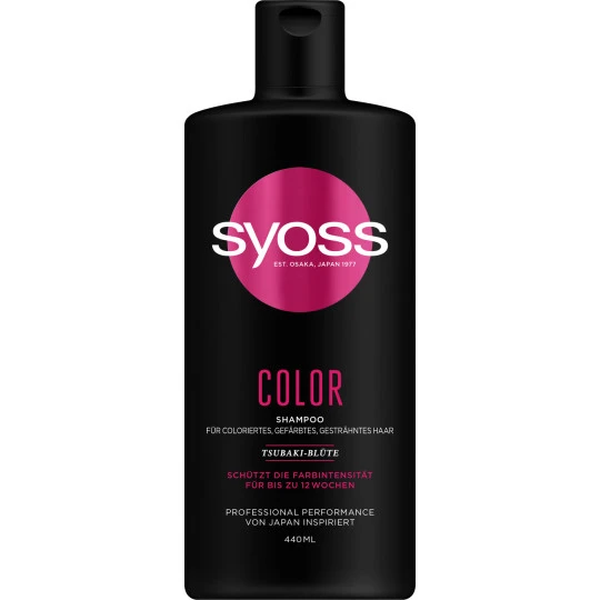 Syoss Color Shampoo 440ML 1 Syoss Color Shampoo 440ML