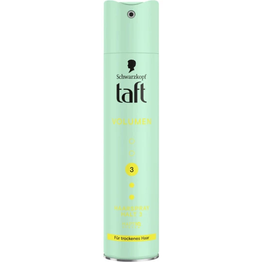 Schwarzkopf Taft Haarspray Volumen Halt 3 250ML 1 Schwarzkopf Taft Haarspray Volumen Halt 3 250ML