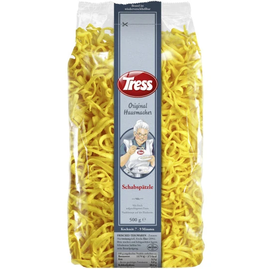 Tress Original Hausmacher Schabspätzle 500 G 1 Tress Original Hausmacher Schabspätzle 500 G