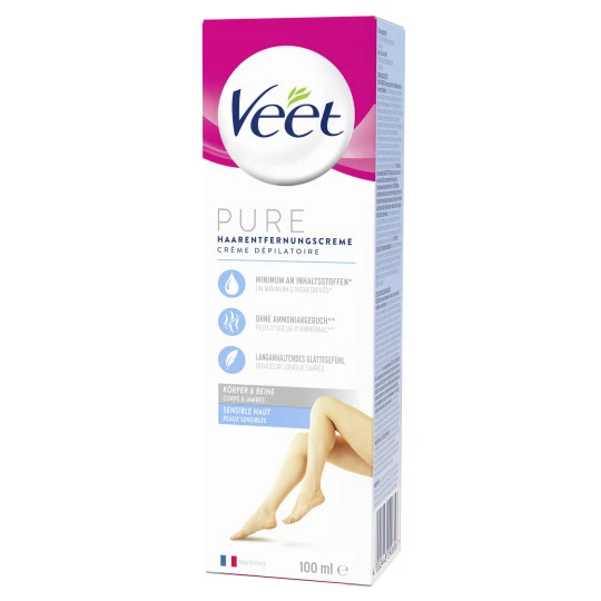 Veet Haarentfernungs-Creme Für Sensible Haut 100ML 1 Veet Haarentfernungs-Creme Für Sensible Haut 100ML