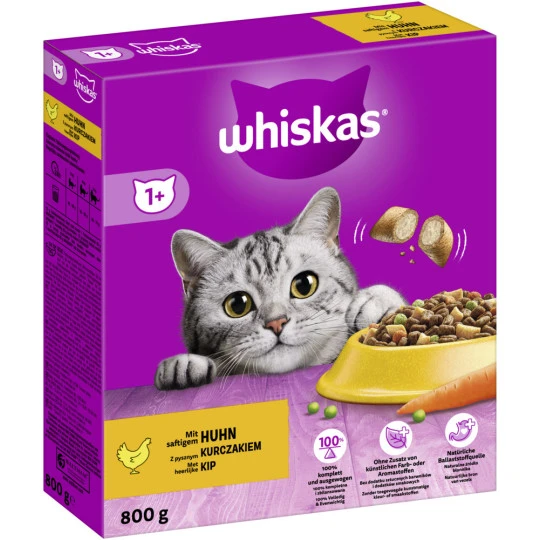 Whiskas 1+ Mit Huhn 800G 1 Whiskas 1+ Mit Huhn 800G