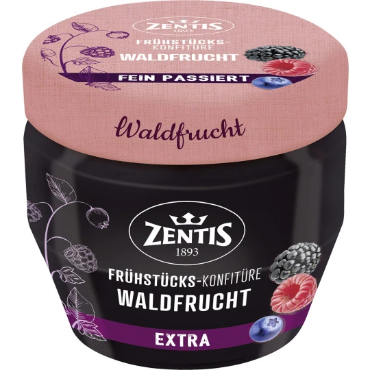 Frühstücks-Konfitüre Fein Passiert Waldfrucht 230G 1 Frühstücks-Konfitüre Fein Passiert Waldfrucht 230G